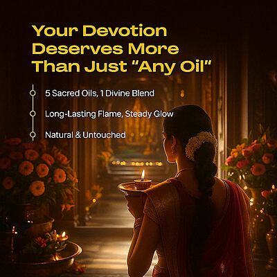 Granules Premium Pooja Oil for Diya – 500ml Granules Premium Pooja Oil for Diya – 500ml