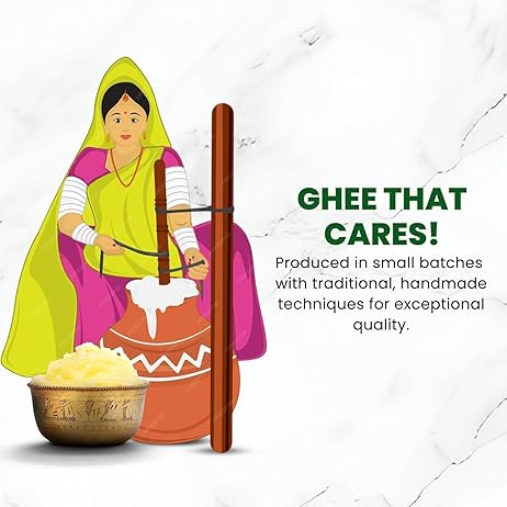 GRANULES Pure Cow Ghee 500ml | Natural Desi Ghee | Premium Cow Ghee | Organic Pure Ghee | Traditional Method | Authentic Ghee for Cooking | Healthy & Flavorful | Ghee Cow 500ml Glass Jar - Pack of 2 GRANULES Pure Cow Ghee 500ml | Natural Desi Ghee | Premium Cow Ghee | Organic Pure Ghee | Traditional Method | Authentic Ghee for Cooking | Healthy & Flavorful | Ghee Cow 500ml Glass Jar - Pack of 2